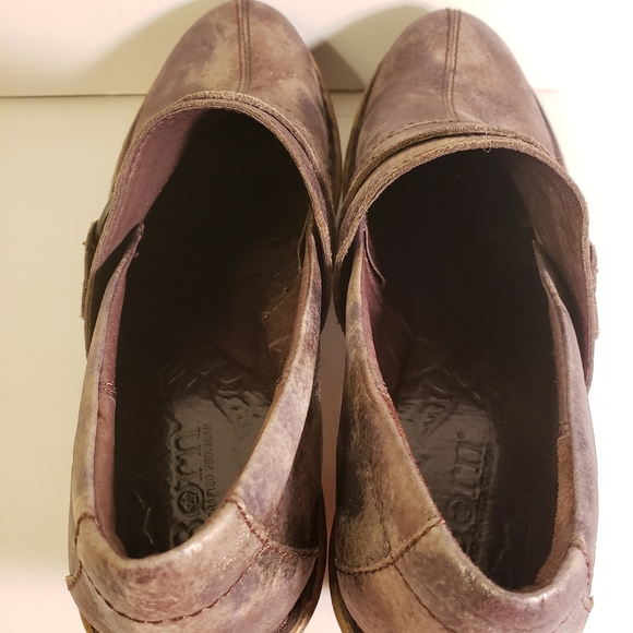 Born Womens Haddon Metallica Gray Mules 8M - Picture 13 of 15